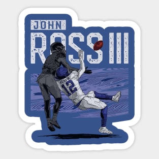 John Ross III New York G Catch Sticker